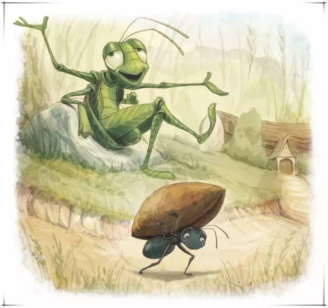 外教读睡前故事 | The Ant and the Grasshopper 蚂蚁和蚱蜢(2)