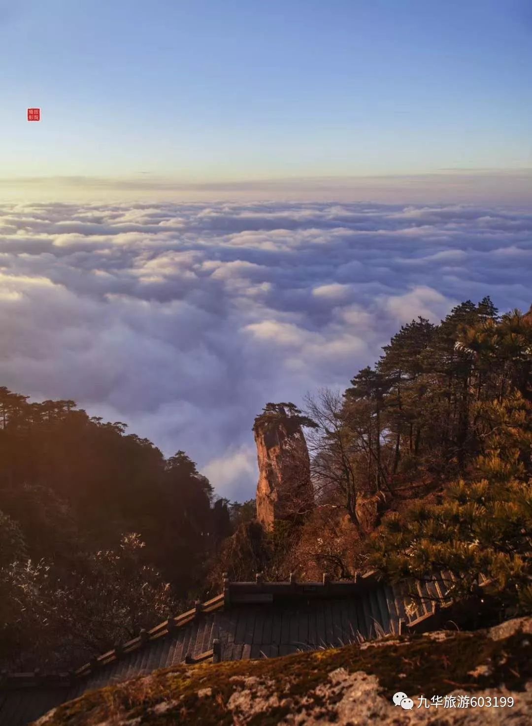 云海、宝光、雾凇……冬雨洗过的九华山奇景纷呈，美到窒息！