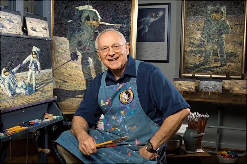 阿波罗 12 号宇航员艾伦·比恩去世，他还留下了无数关于宇宙的画作