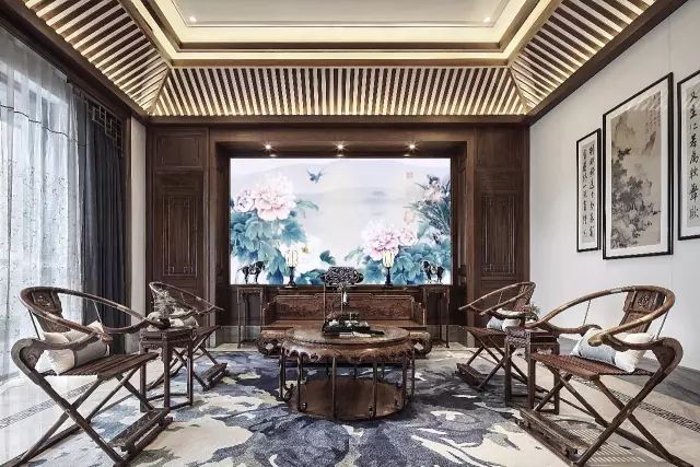 新中式客厅，最美的家居韵味！