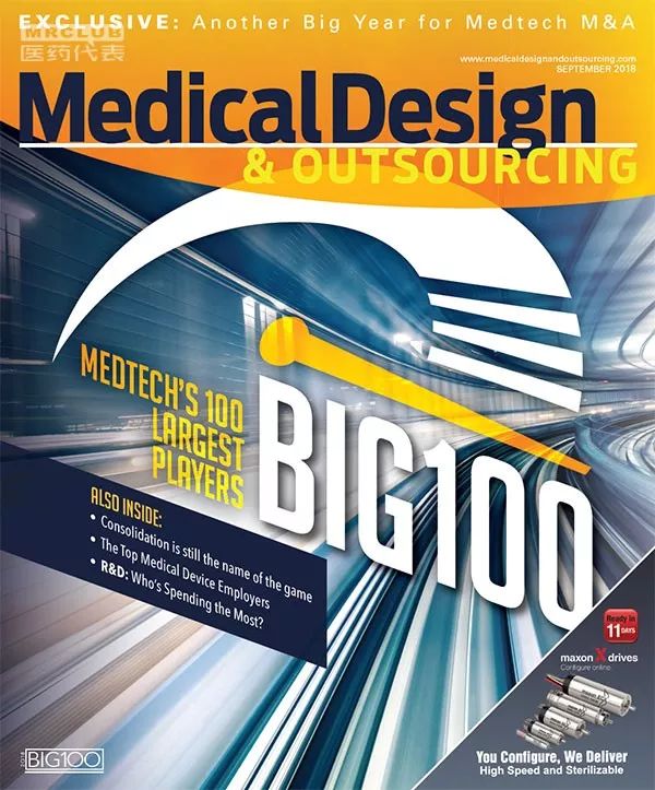 2018全球医疗器械公司100强，这一版“BIG 100”你满意吗？