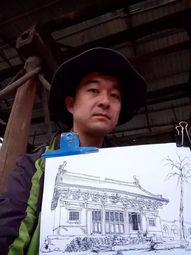 他痛别妻女，20年画1000座古寺，连清华大学都找这个“野路子”画家出书！(4)