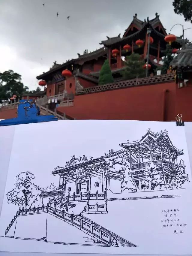 他痛别妻女，20年画1000座古寺，连清华大学都找这个“野路子”画家出书！
