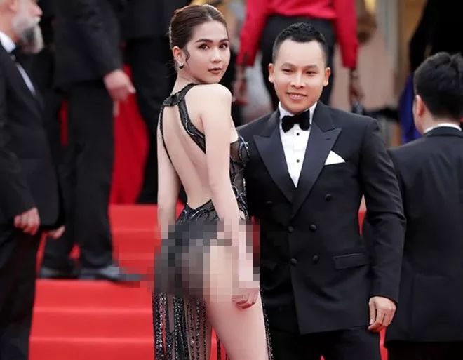 因在戛纳电影节穿了这条裙子，这位越南模特摊上了大事...