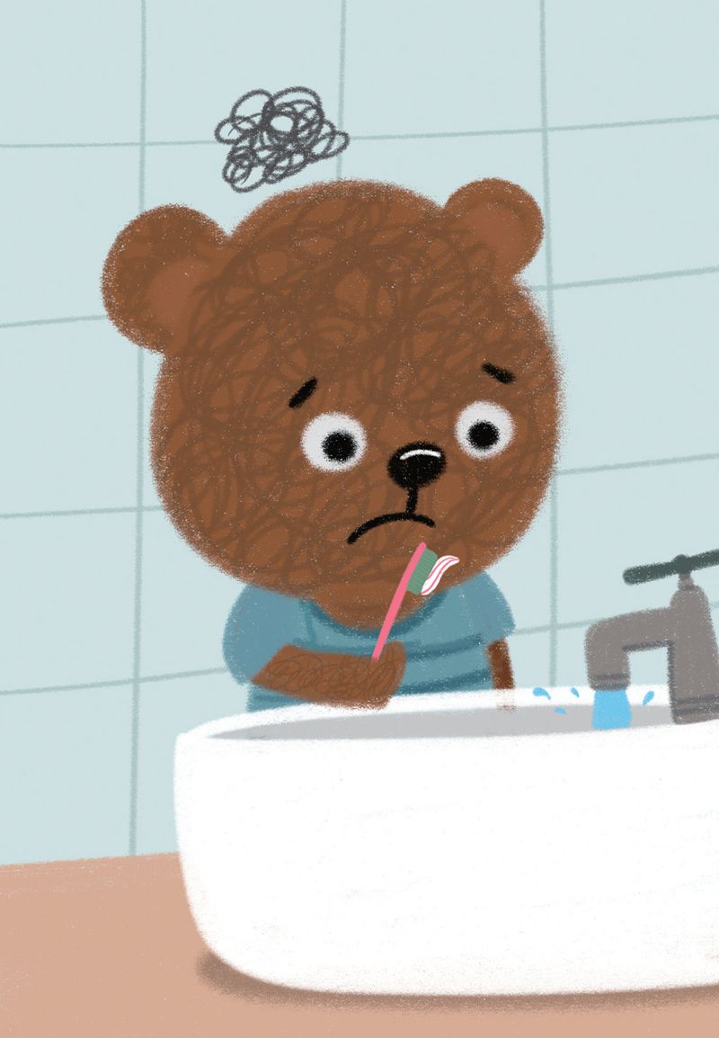 【12.19】品格故事 · 享妈时间 | 关于“自理”的故事：小熊不刷牙(2)
