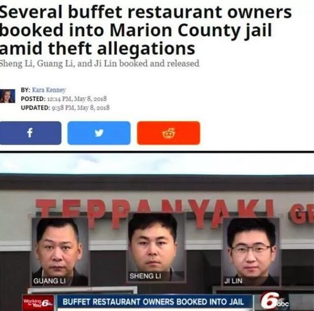 华人餐馆老板少报营收800万美元，3人被抓，数十人被起诉