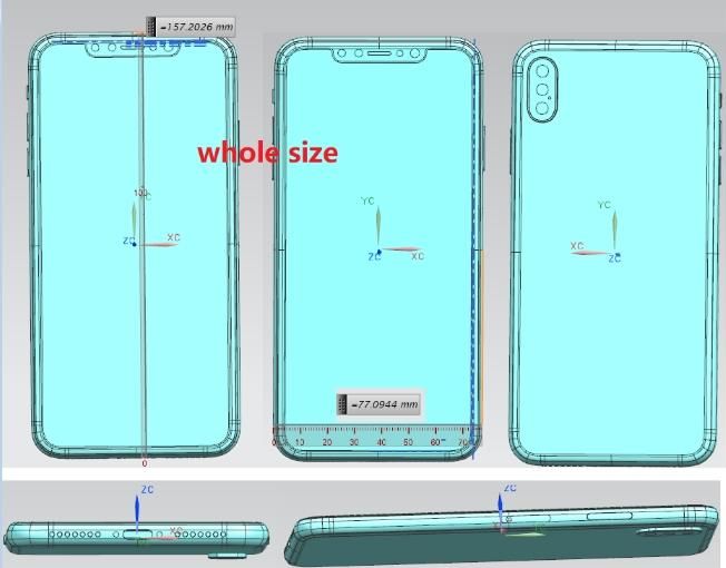 两款新 iPhone CAD 设计图曝光，外观就这样了